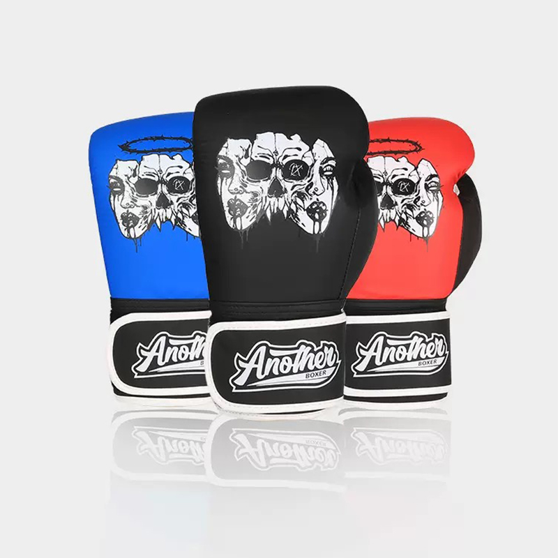 Leatherwork Training - Professional Muay Thai Boxing Gloves Shock‑Absorbing