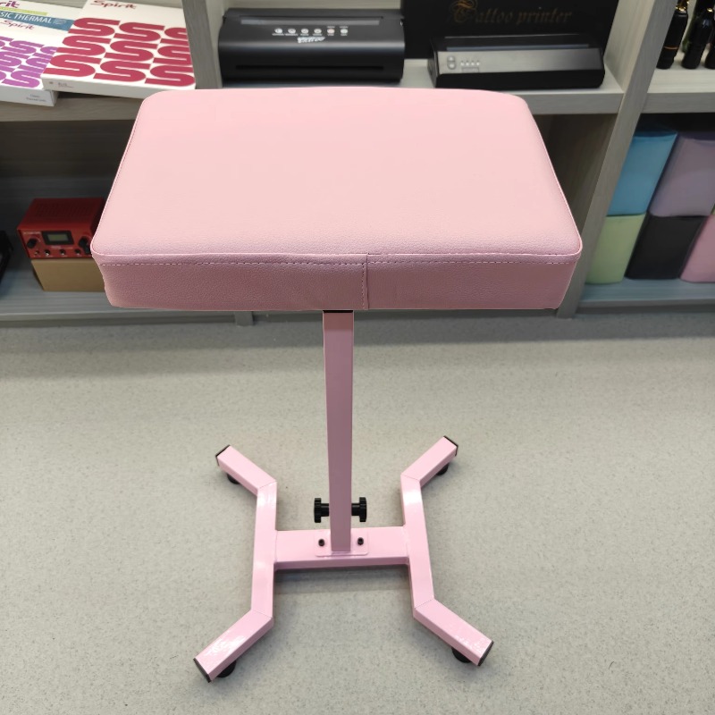 Leatherwork Tattoo - Height-angle Adjustable Pink Tattoo Armrest Hand