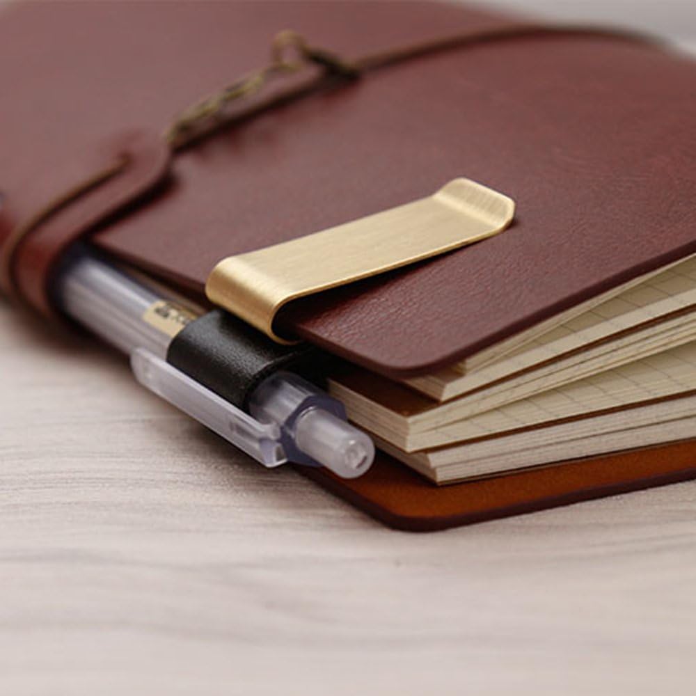 Handmade Leather Brass Stainle - огляд і ціна Leather Work Diary